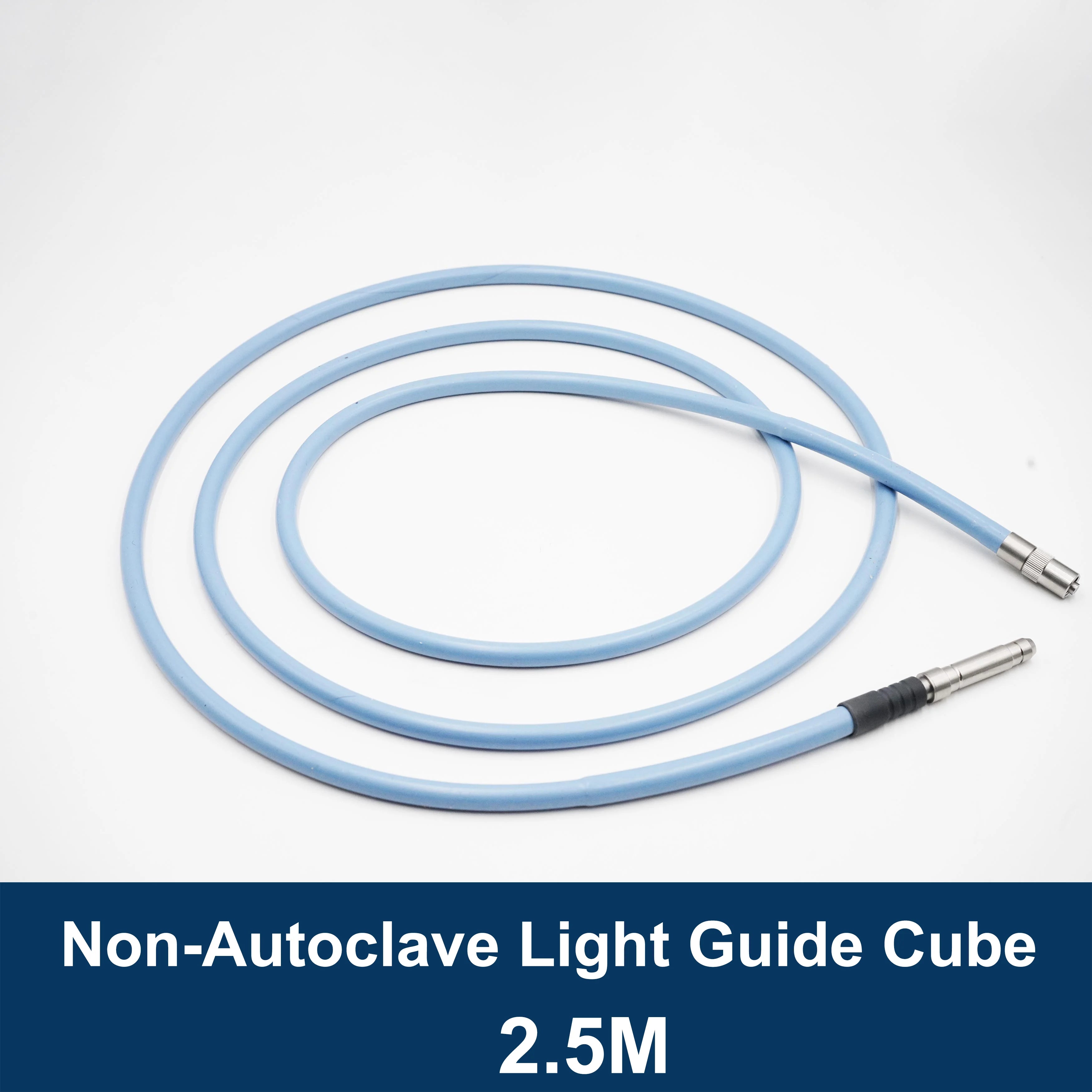 Autoclavable Light Guide Cable 2.5m 3m Rigid Endoscope Led Cold Light Source 4mm Fiber Optic Light Cable