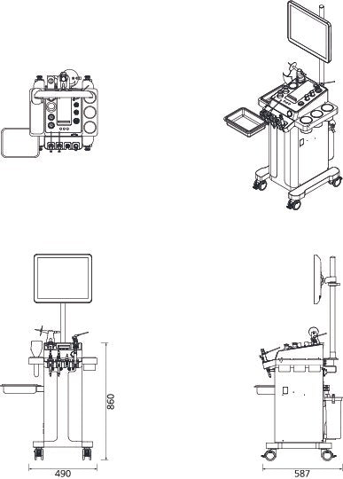 CHAMMED ENT workstation XU1 Smart with FHD camera V1 Smart