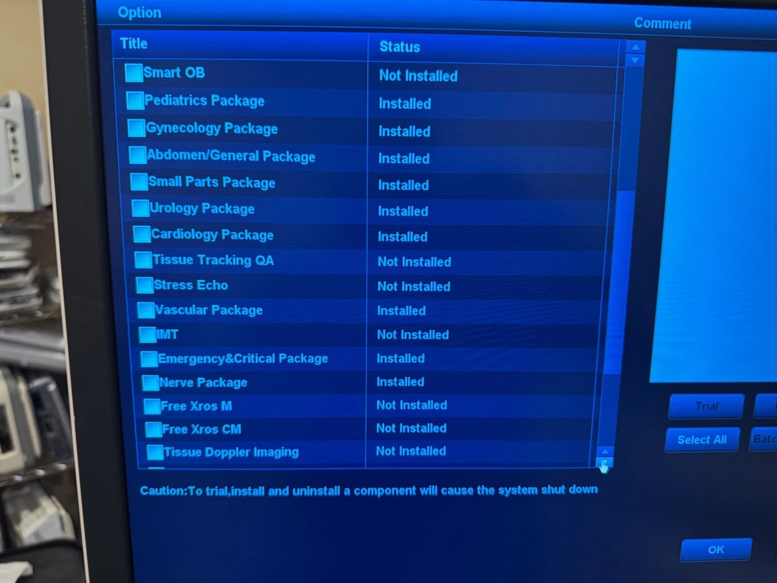 MINDRAY DC-70 Ultrasound DOM